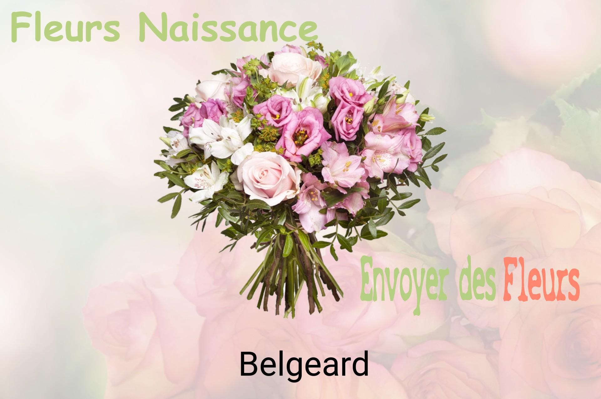 Bouquet de fleurs de naissance livré à Belgeard